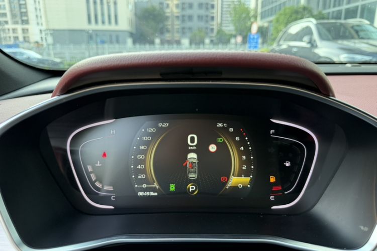 Used Geely Auto Coolray 2019 Sport Version 260T DCT Battle China VI Standard Odometer Close Up