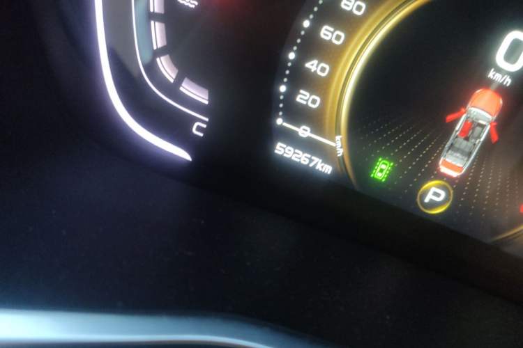 Used Geely Auto Coolray 2019 Sport Model 260T DCT Battle China V Standard Odometer Close Up
