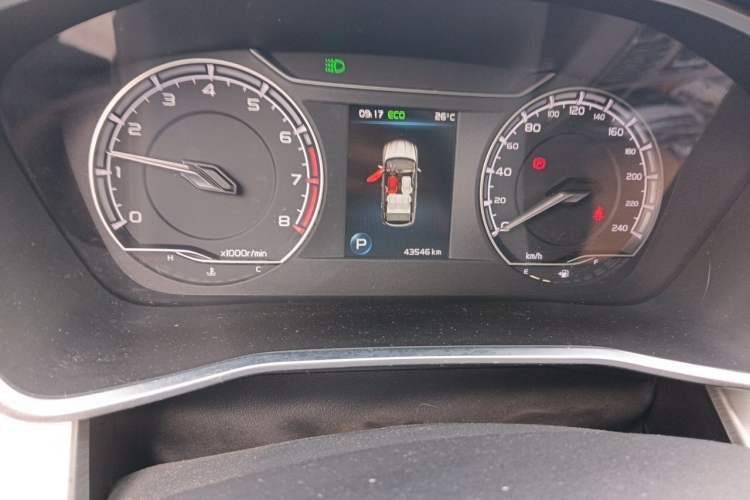 Used Geely Auto Coolray 2019 260T DCT Knight China VI Standard Odometer Close Up
