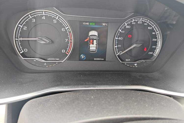 Used Geely Auto Coolray 2019 260T DCT Knight China V Standard Odometer Close Up