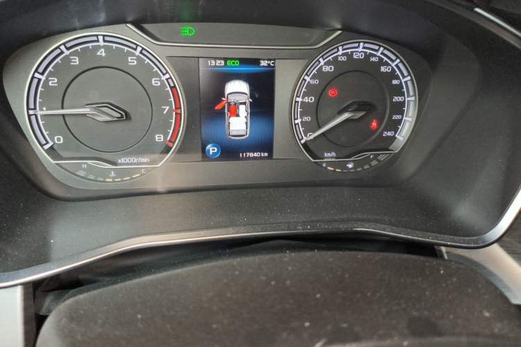Used Geely Auto Coolray 2019 260T DCT Knight China VI Standard Odometer Close Up