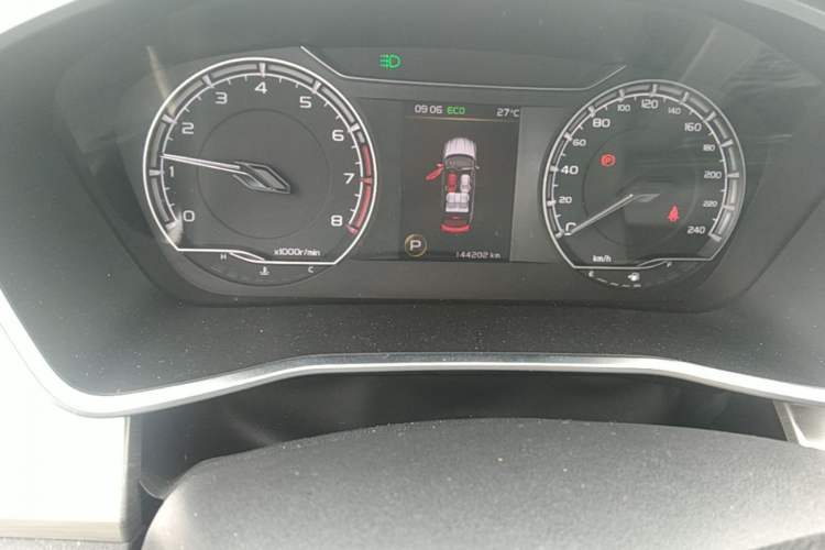 Used Geely Auto Coolray 2019 260T DCT Knight China VI Standard Odometer Close Up