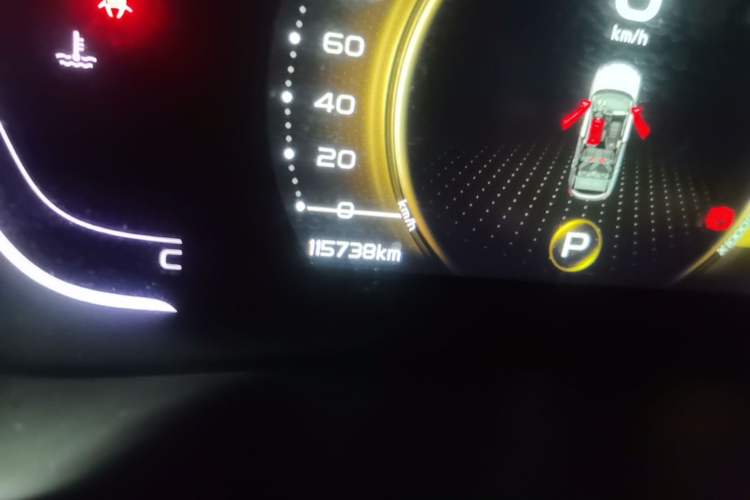 Used Geely Auto Coolray 2019 Sport Version 260T DCT Explorer China VI Standard Odometer Close Up