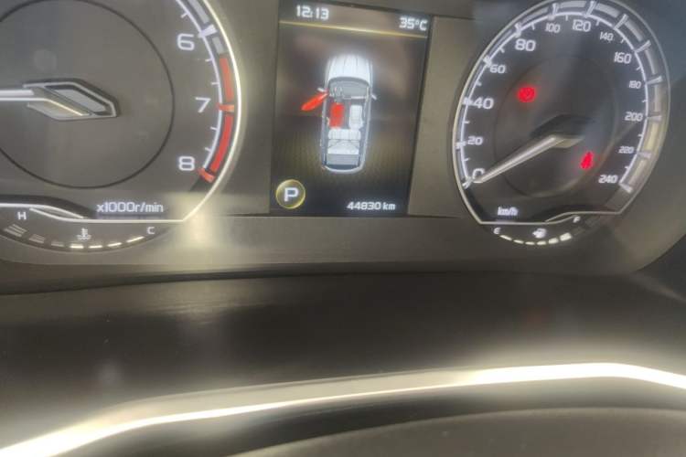 Used Geely Auto Coolray 2019 260T DCT Knight China VI Standard Odometer Close Up