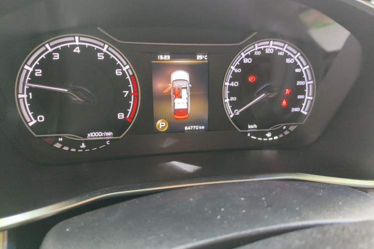 Used Geely Auto Coolray 2019 260T DCT Knight China VI Standard Odometer Close Up
