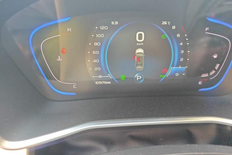 Used Geely Auto Coolray 2019 Sport Model 260T DCT Battle China V Standard Odometer Close Up