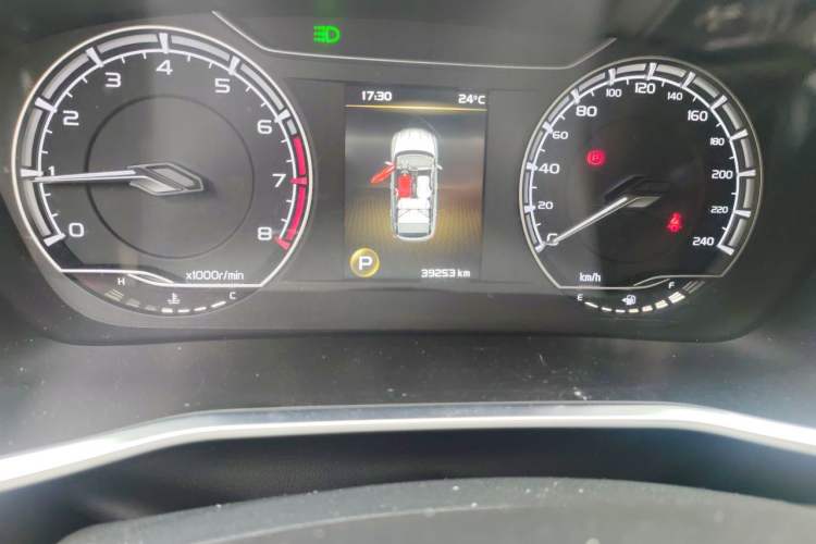 Used Geely Auto Coolray 2019 260T DCT Knight China VI Standard Odometer Close Up