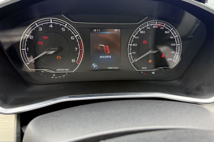 Used Geely Auto Coolray 2019 260T DCT Knight China VI Standard Odometer Close Up