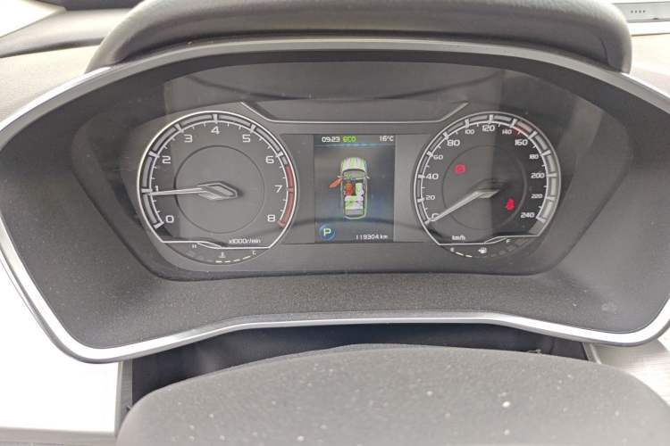 Used Geely Auto Coolray 2019 260T DCT Knight China VI Standard Odometer Close Up