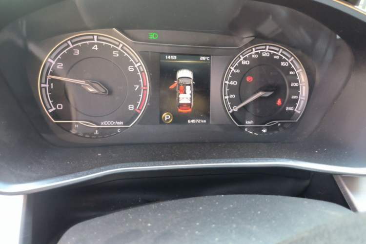 Used Geely Auto Coolray 2019 260T DCT Knight China VI Standard Odometer Close Up