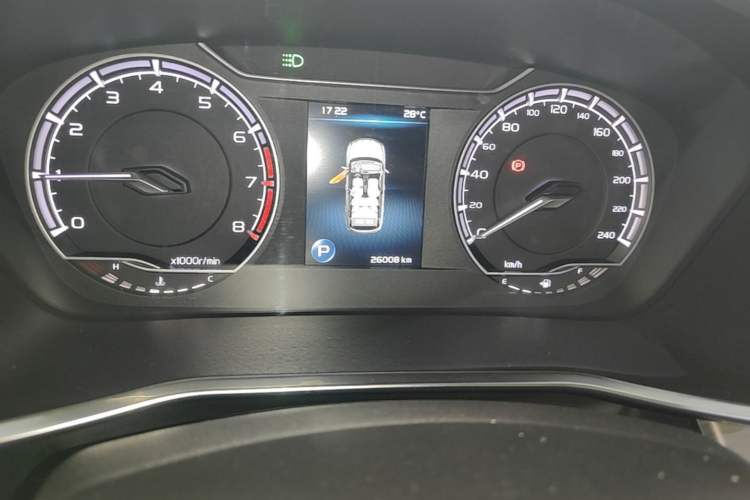 Used Geely Auto Coolray 2019 260T DCT Knight China V Standard Odometer Close Up