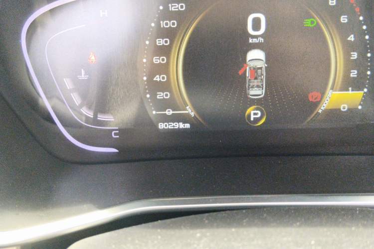 Used Geely Auto Coolray 2019 Sport Version 260T DCT Explorer China VI Standard Odometer Close Up