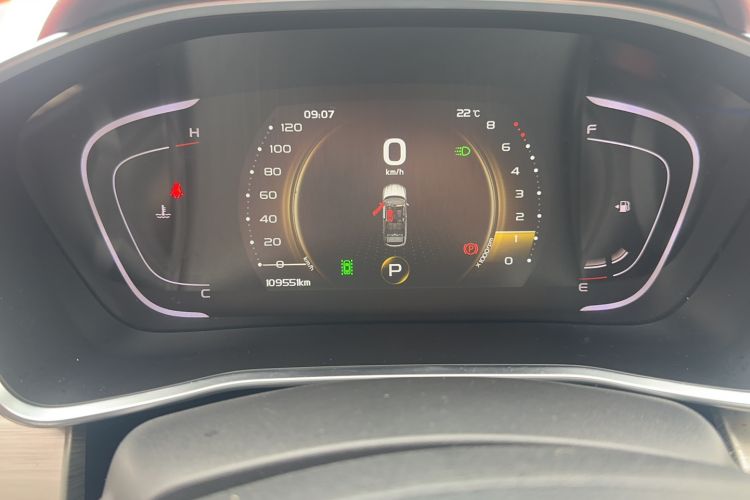 Used Geely Auto Coolray 2019 Sport Model 260T DCT Battle China V Standard Odometer Close Up