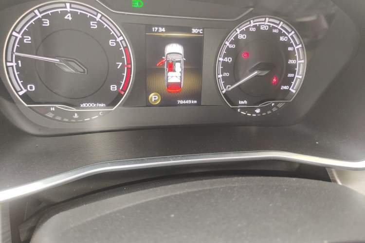 Used Geely Auto Coolray 2019 260T DCT Knight China VI Standard Odometer Close Up