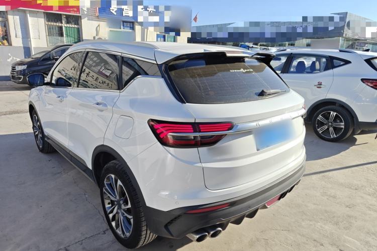 Used Geely Auto Coolray 2019 Sport Model 260T DCT Patrol China V Standard Rear Left 45 Deg