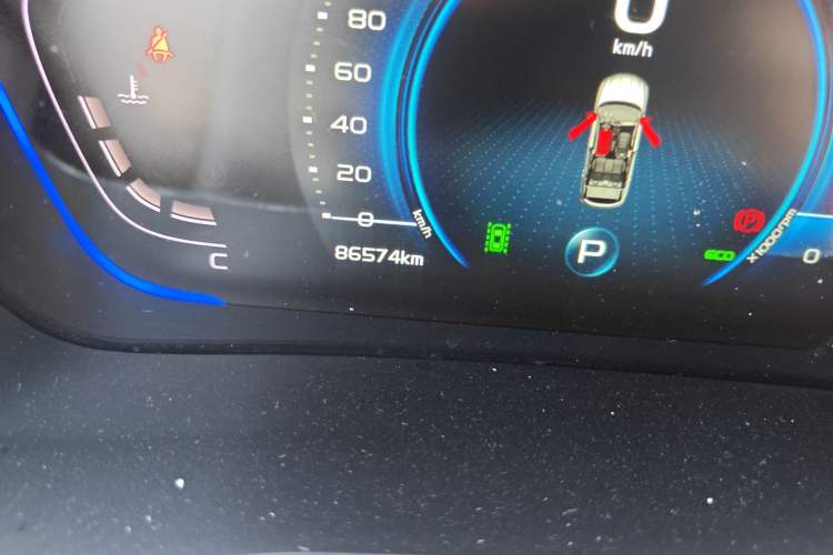 Used Geely Auto Coolray 2019 Sport Version 260T DCT Battle China VI Standard Odometer Close Up