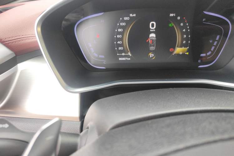 Used Geely Auto Coolray 2020 PRO 260T DCT Battle Odometer Close Up