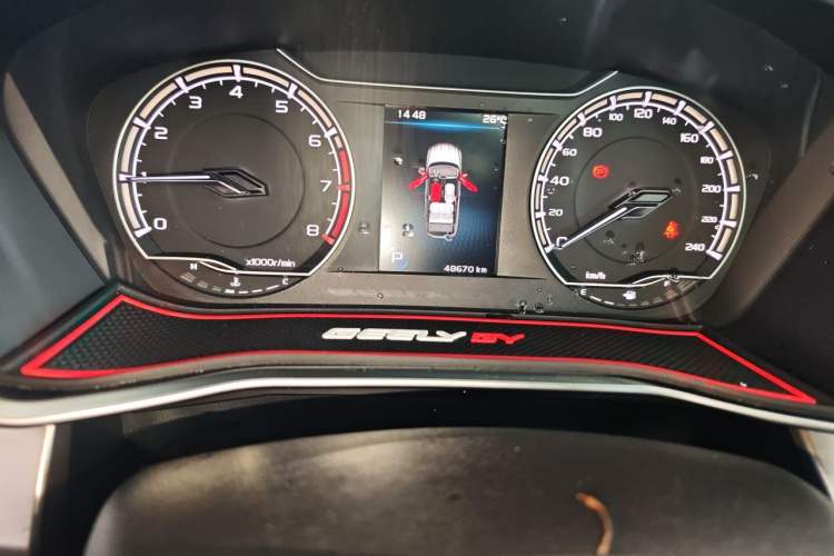 Used Geely Auto Coolray 2020 PRO 260T DCT Knight Odometer Close Up