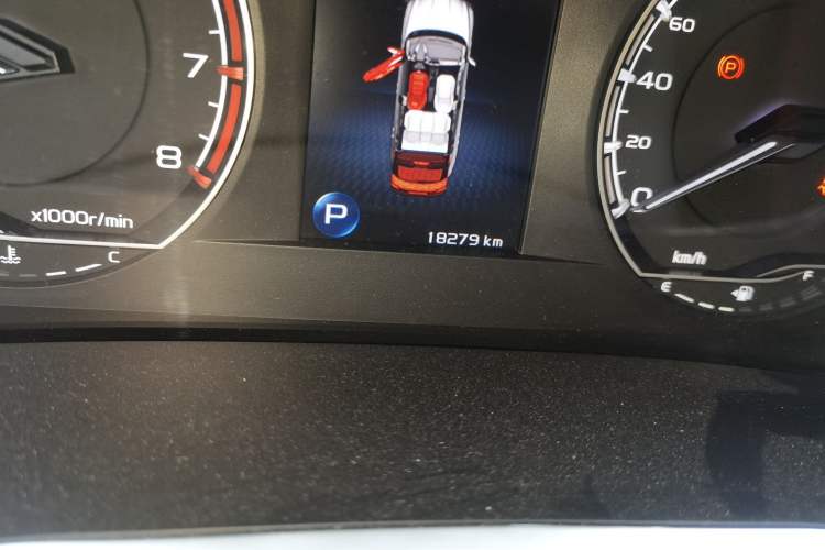 Used Geely Auto Coolray 2020 PRO 240T DCT Hunter Odometer Close Up