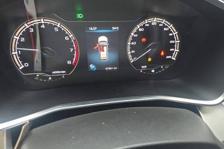 Used Geely Auto Coolray 2020 PRO 260T DCT Knight Odometer Close Up