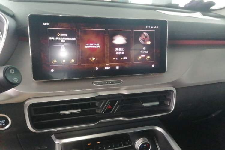 Used Geely Auto Coolray 2020 Facelift 240T DCT Hunter Audio And AC Panel