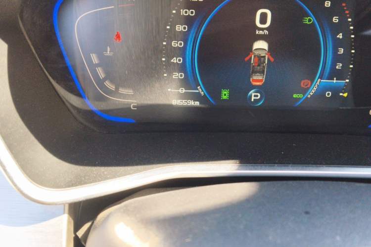 Used Geely Auto Coolray 2020 PRO 260T DCT Battle Odometer Close Up
