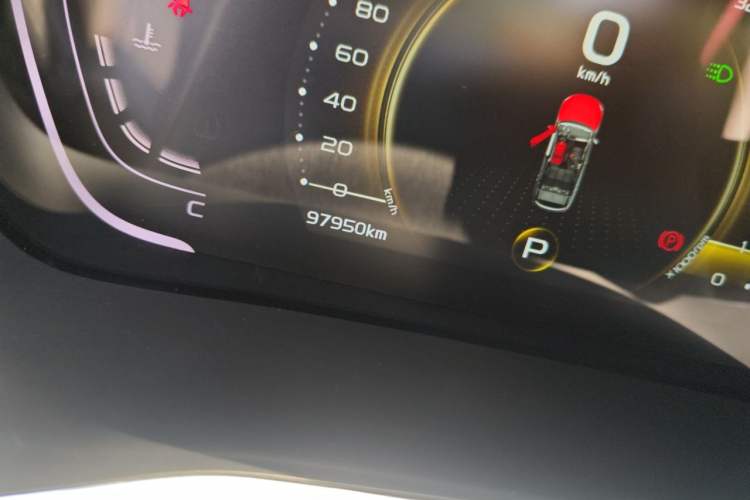 Used Geely Auto Coolray 2020 PRO 260T DCT Battle Odometer Close Up