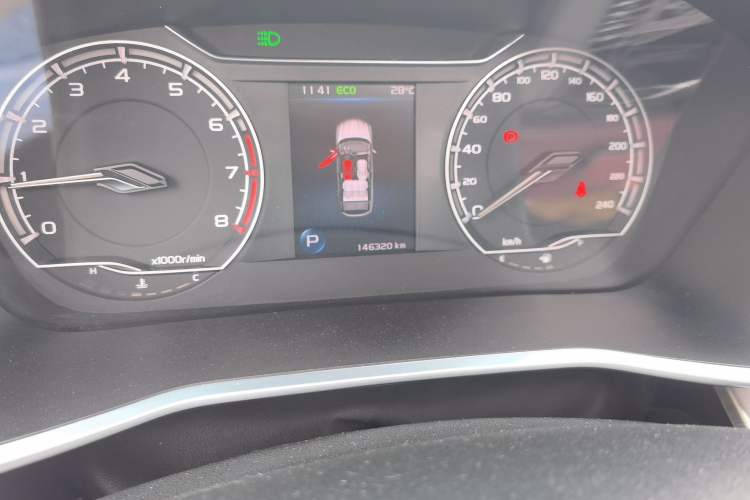 Used Geely Auto Coolray 2020 PRO 260T DCT Knight Odometer Close Up