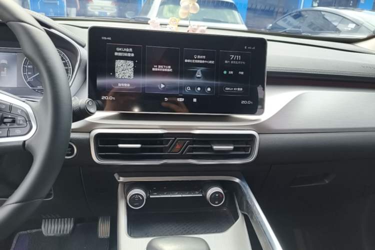 Used Geely Auto Coolray 2021 1.4T DCT Diamond Edition Audio And AC Panel