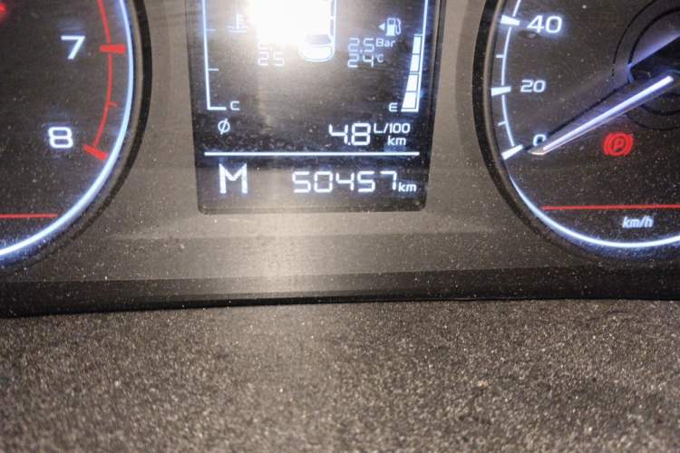 Used Geely Auto Coolray 2021 1.4T Manual Gold Edition Odometer Close Up