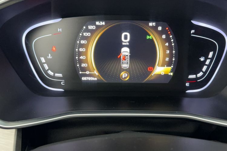 Used Geely Auto Coolray 2021 1.5TD DCT Glory Edition Odometer Close Up