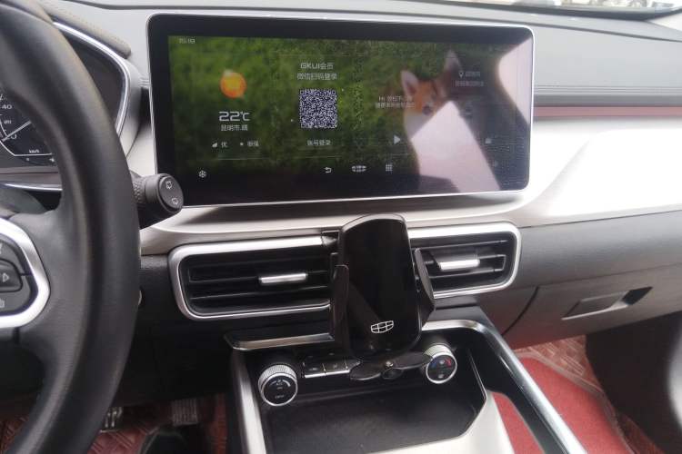 Used Geely Auto Coolray 2021 1.4T DCT Diamond Edition Audio And AC Panel