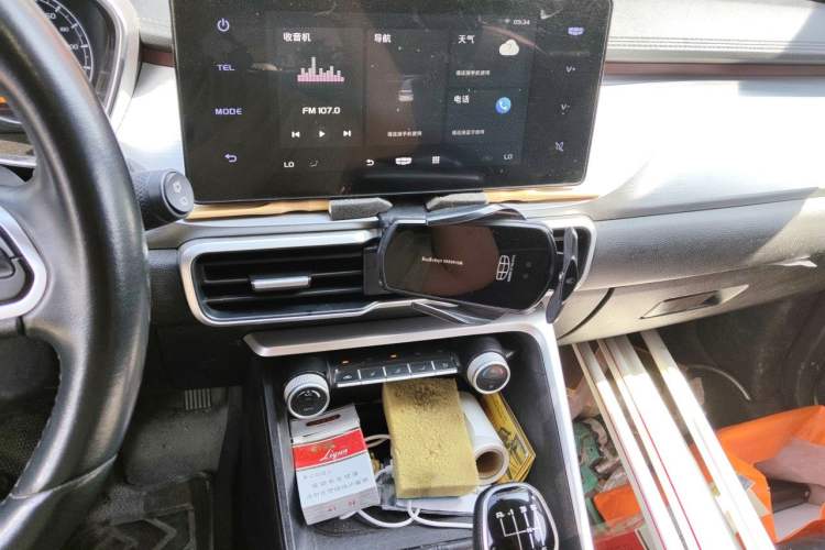 Used Geely Auto Coolray 2021 1.4T Manual Gold Edition Audio And AC Panel