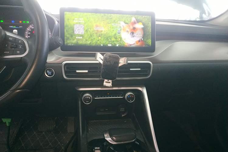 Used Geely Auto Coolray 2021 1.4T DCT Platinum Edition Audio And AC Panel