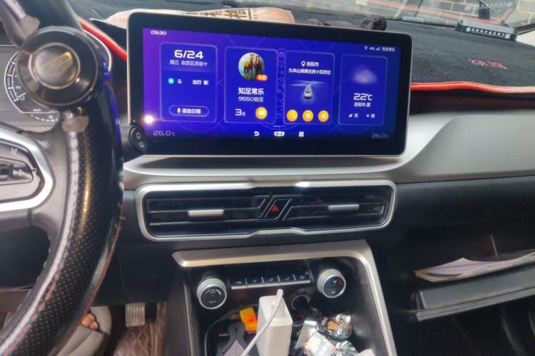 Used Geely Auto Coolray 2021 1.4T DCT Platinum Edition Audio And AC Panel