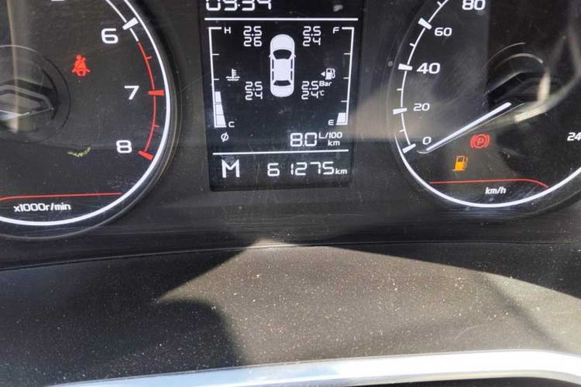 Used Geely Auto Coolray 2021 1.4T Manual Gold Edition Odometer Close Up