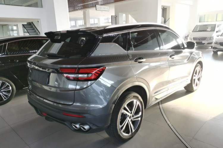 Used Geely Auto Coolray 2021 1.4T DCT Diamond Edition Rear Right 45 Deg