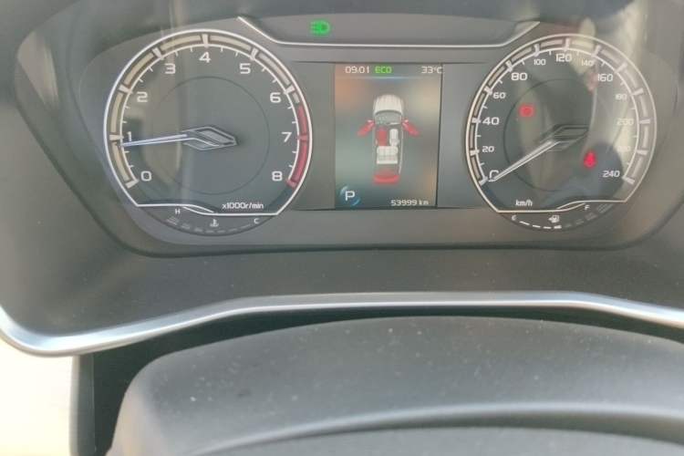 Used Geely Auto Coolray 2021 1.4T DCT Platinum Edition Odometer Close Up