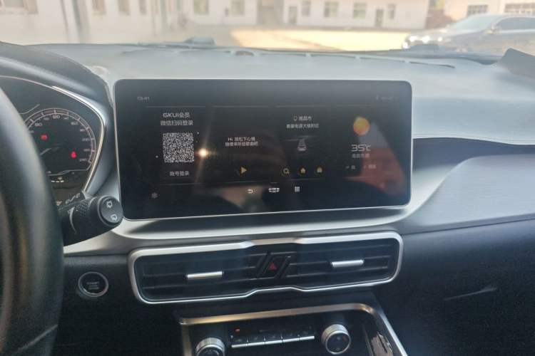 Used Geely Auto Coolray 2021 1.4T DCT Diamond Edition Audio And AC Panel