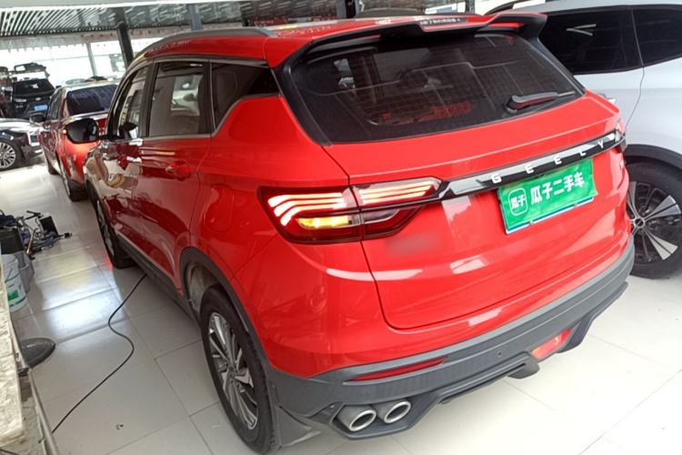 Used Geely Auto Coolray 2021 1.4T DCT Platinum Edition Rear Left 45 Deg