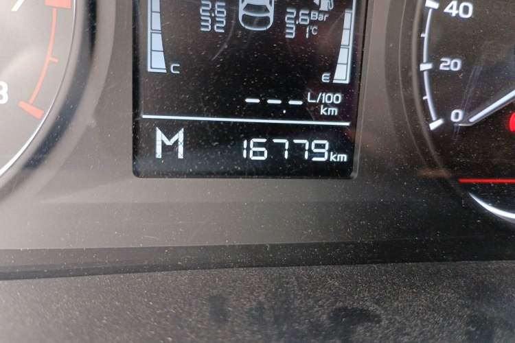 Used Geely Auto Coolray 2021 1.4T Manual Gold Edition Odometer Close Up
