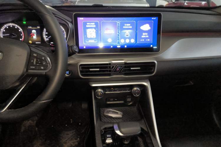 Used Geely Auto Coolray 2021 1.4T DCT Platinum Edition Audio And AC Panel