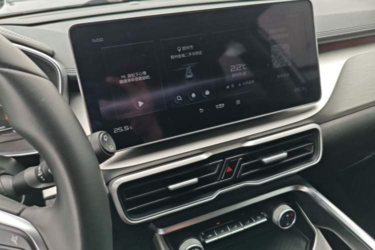 Used Geely Auto Coolray 2021 1.4T DCT Diamond Edition Audio And AC Panel