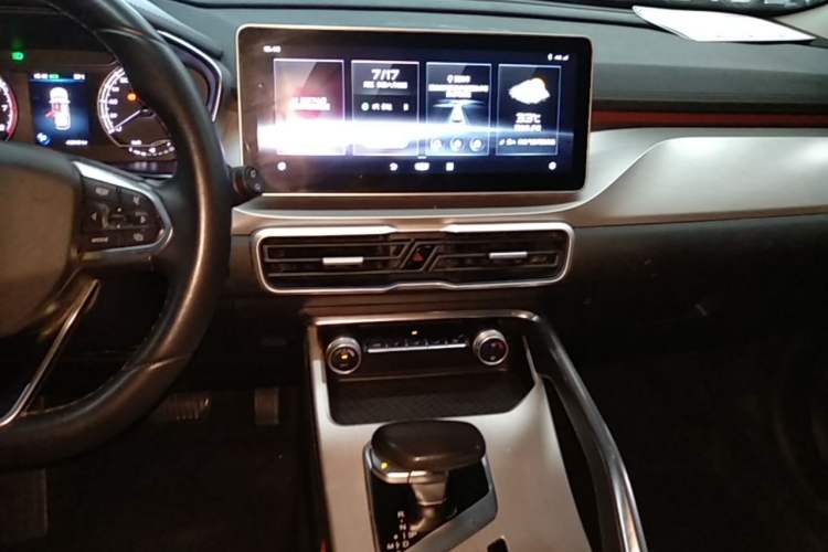 Used Geely Auto Coolray 2021 1.4T DCT Diamond Edition Audio And AC Panel