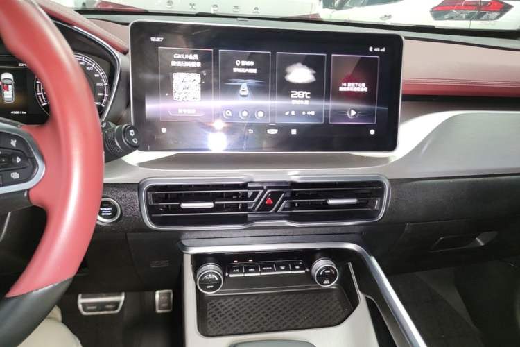 Used Geely Auto Coolray 2021 1.5TD DCT Starry Edition Audio And AC Panel