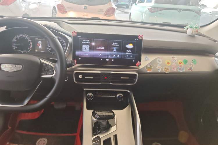 Used Geely Auto Coolray 2021 1.4T DCT Diamond Edition Audio And AC Panel