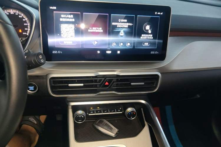 Used Geely Auto Coolray 2021 1.4T DCT Diamond Edition Audio And AC Panel
