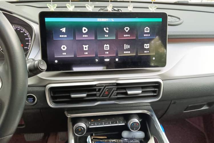 Used Geely Auto Coolray 2021 1.4T DCT Diamond Edition Audio And AC Panel