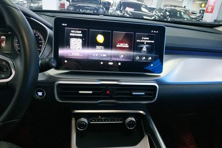 Used Geely Auto Coolray 2021 1.4T DCT Diamond Edition Audio And AC Panel