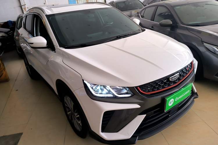 Used Geely Auto Coolray 2021 1.4T DCT Platinum Edition Front Right 45 Deg